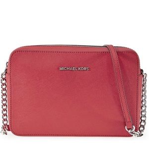 Michael Kors Jet Set Large Saffiano Crossbody